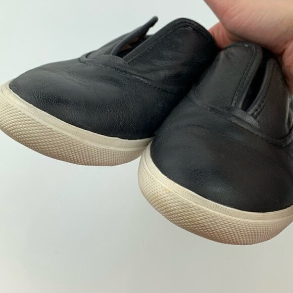 Frye Maya Cvo sneakers  sz 8 black goat leather - Picture 8 of 13